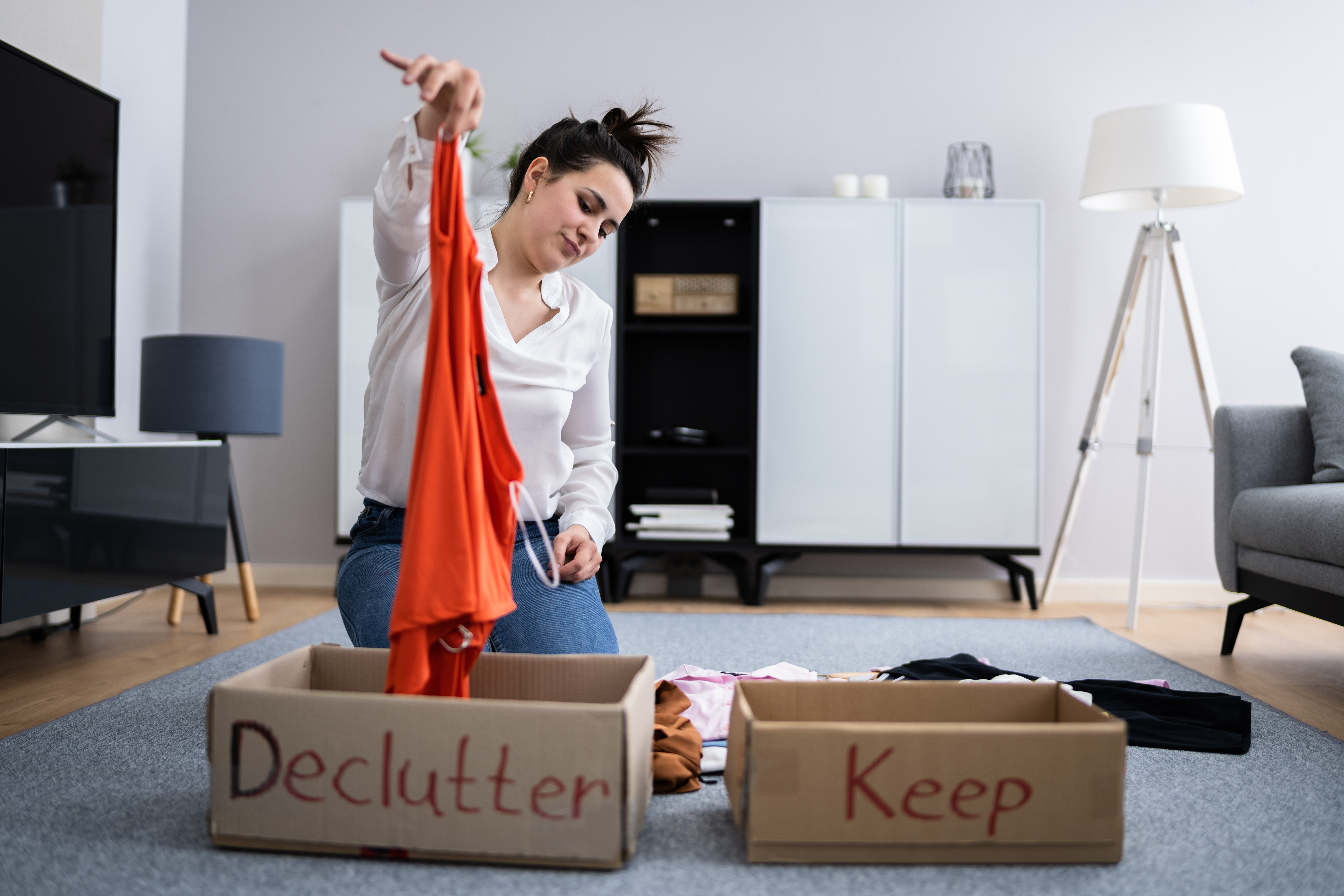 Decluttering with climate controlled storage units